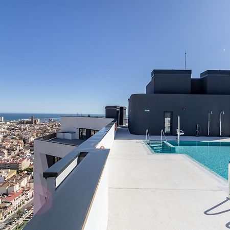 Malaga Skyline 1 Pool & Parking Free Apartment Luaran gambar